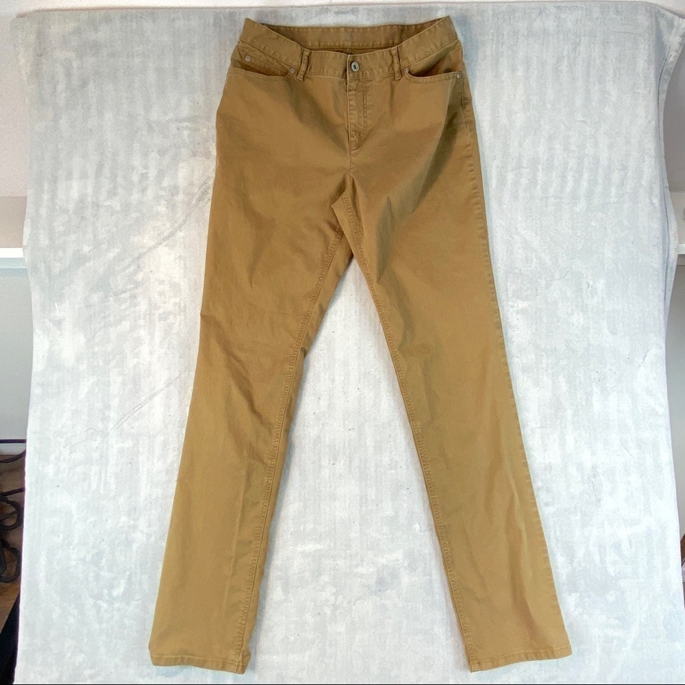 J. Jill Authentic Fit Slim Leg Jeans Sz 10 Tall Stretch Straight Leg Mid Rise